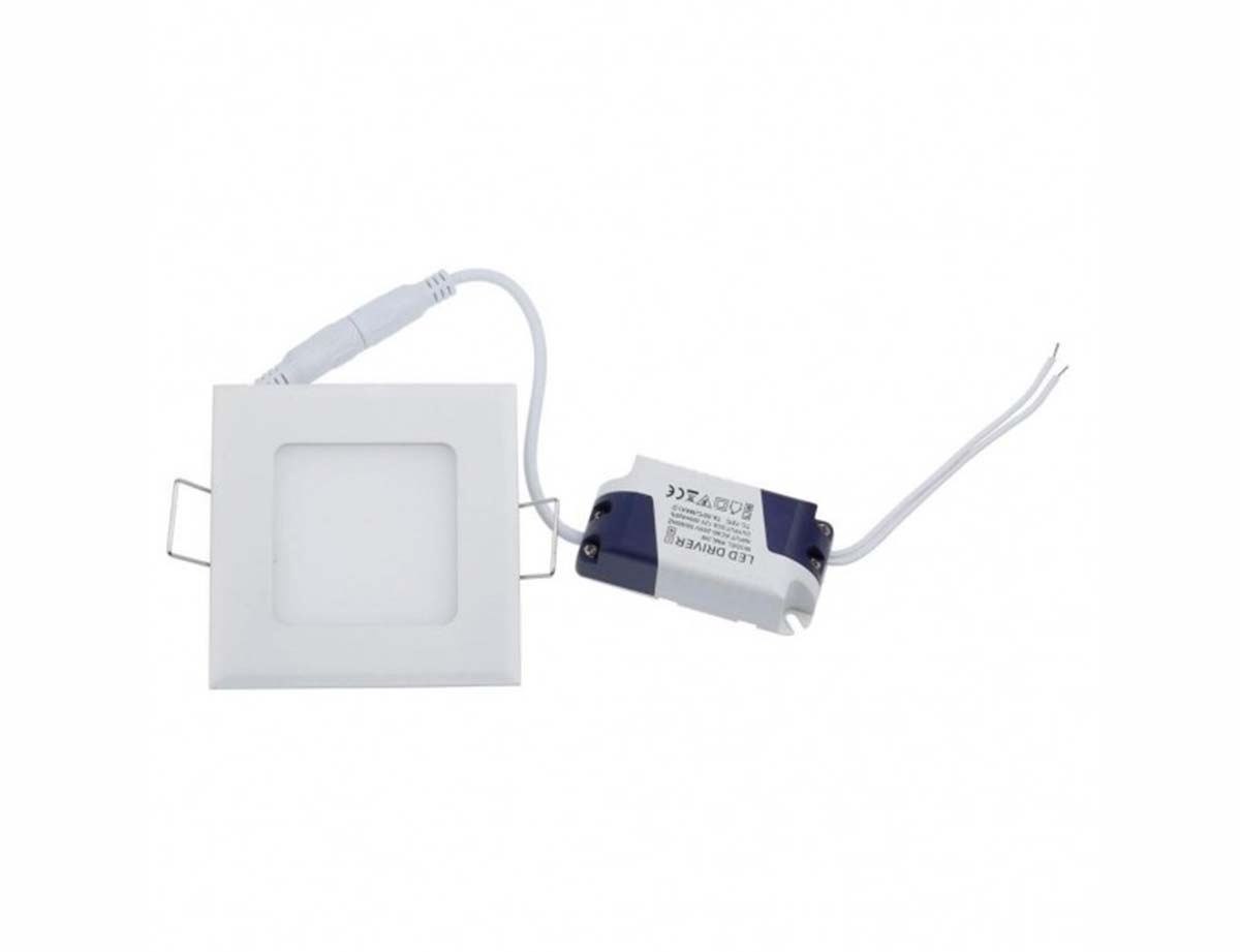 Led Panel Encastre 3w Carre