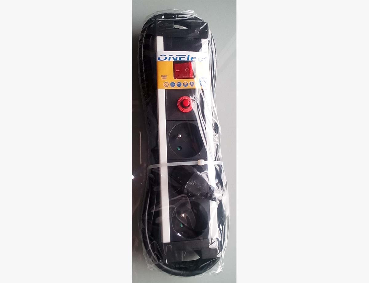 Rallonge Parafoudre Onelect 03 Prises