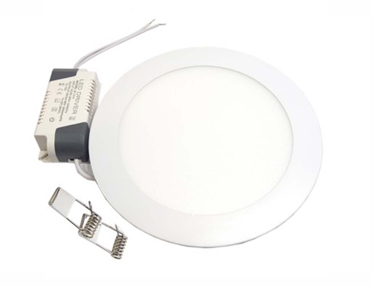 Led Panel Encastre 18w Rond