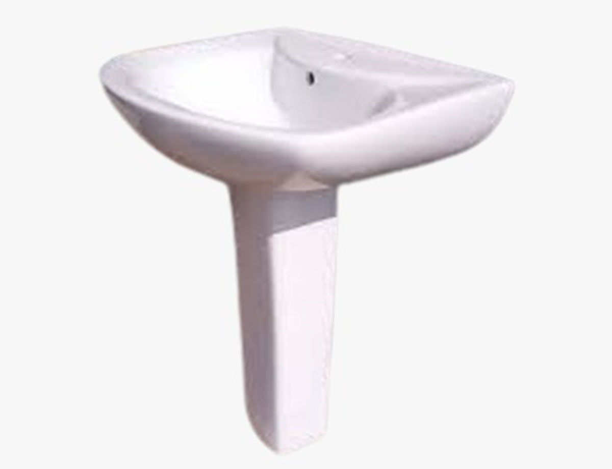 LAVABO AVEC COLONNE FLORA